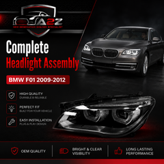 Compalete Headlight Set Left 63117228427 & Right 63117228428 Compatible With BMW F01