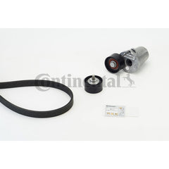 Multi Rib Belt Kit 6DPK1817K1 11282339110 Compatible With BMW 3 (E90), 3 Convertible (E93), 5 (E60), X1 (E84), X3 (E83) (CONTINENTAL)