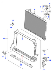 Intercooler Assy Radiator T4A3253 & LR092460 Compatible With Jaguar & JAGUAR F-PACE (X761)