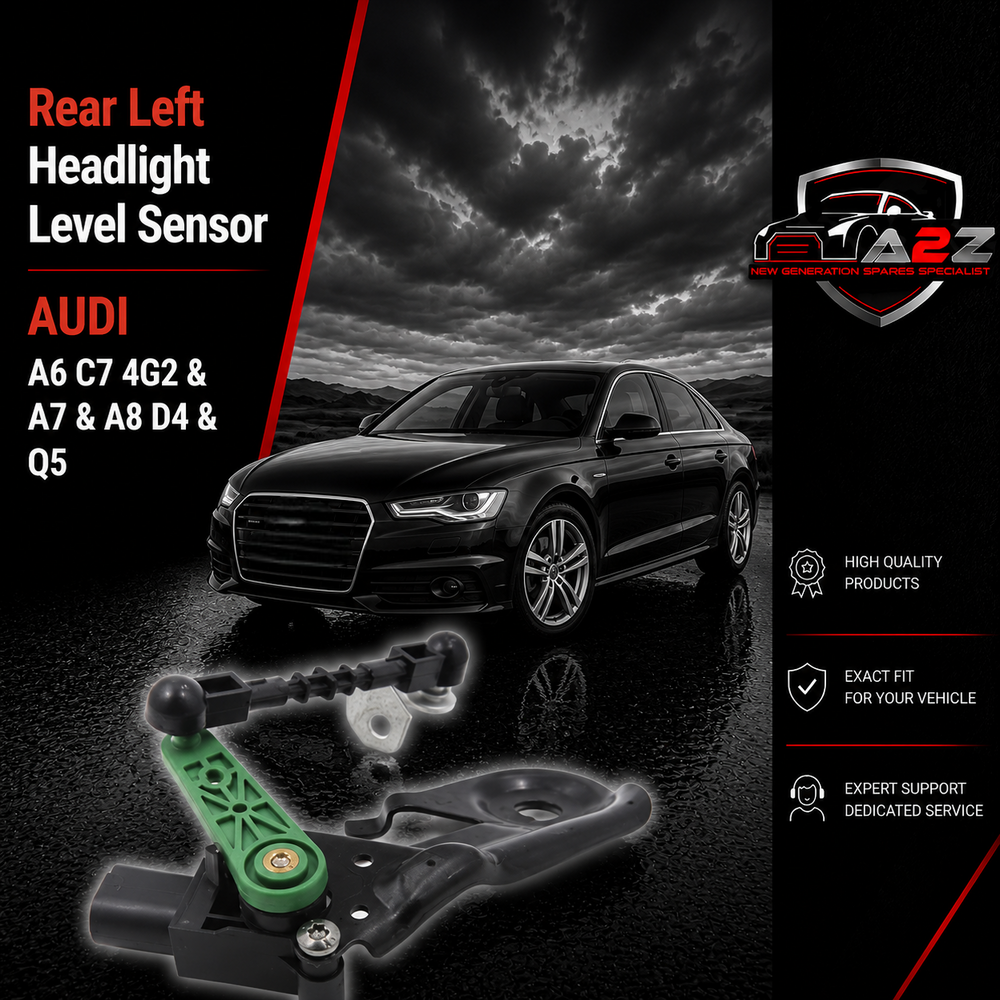 Rear Left Headlight Level Sensor 4H0941309C Compatible With AUDI A6 C7 4G2 & A7 & A8 D4 & Q5