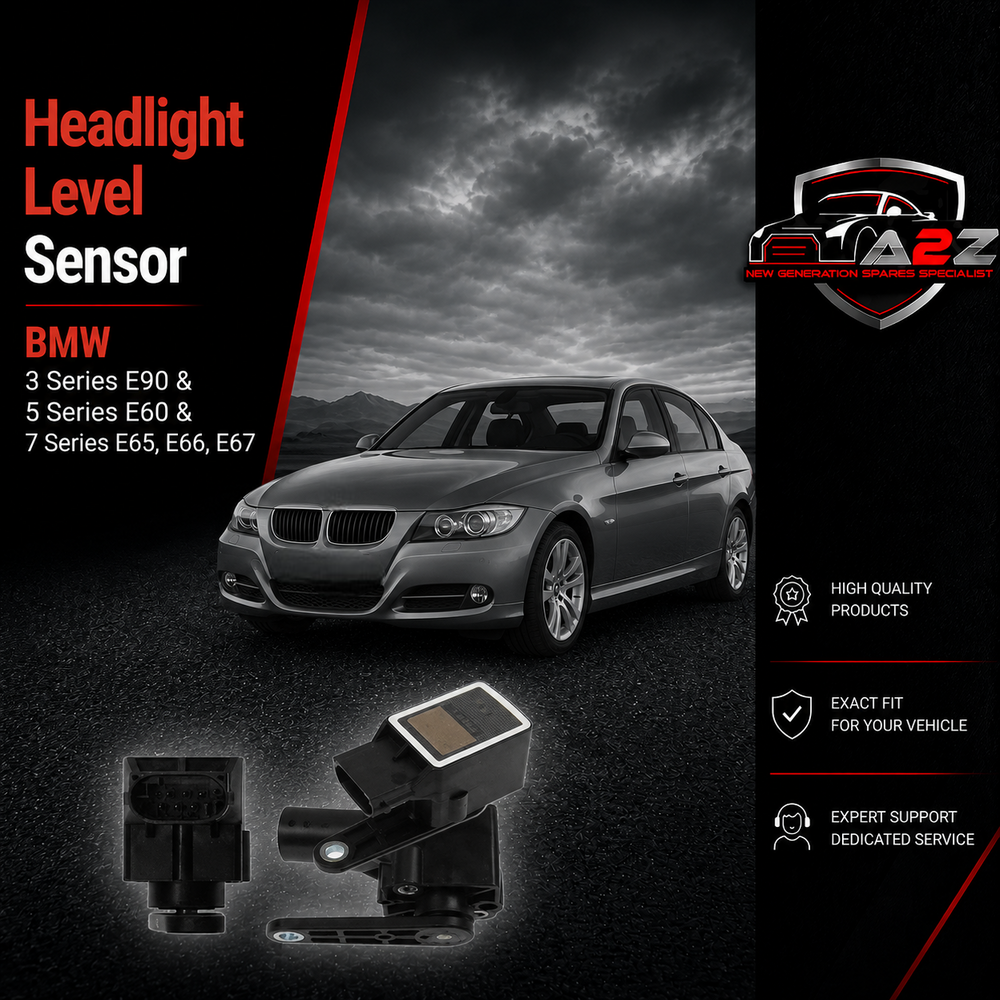 Headlight Level Sensor 37146784696 37140141444 37141093697 37141093699 37146778811 Compatible With BMW 3 Series E90 & 5 Series E60 & 7 Series E65, E66, E67