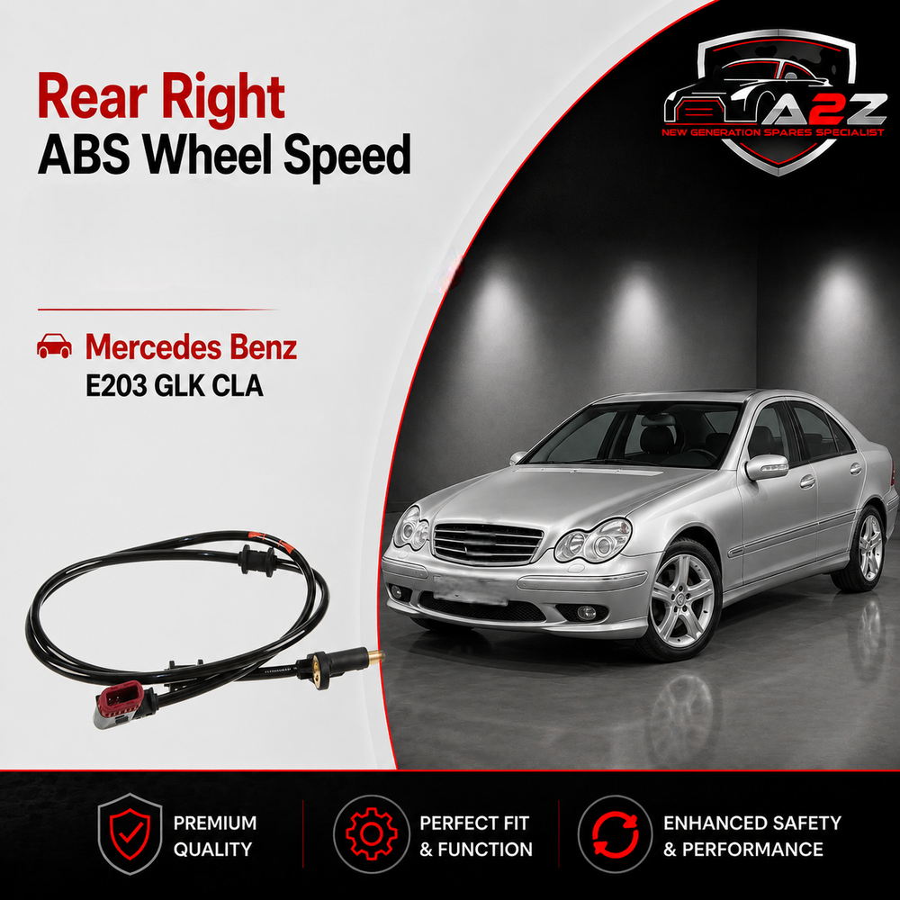 Rear Right ABS Wheel Speed Sensor 2035401417 Compatible With Mercedes Benz W203 CLA CLK