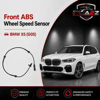 Front ABS Wheel Speed Sensor 34526878159 34526895655 Compatible With BMW X5 (G05, F95) & X5 Van (G05) & X6 (G06, F96) & X7 (G07)