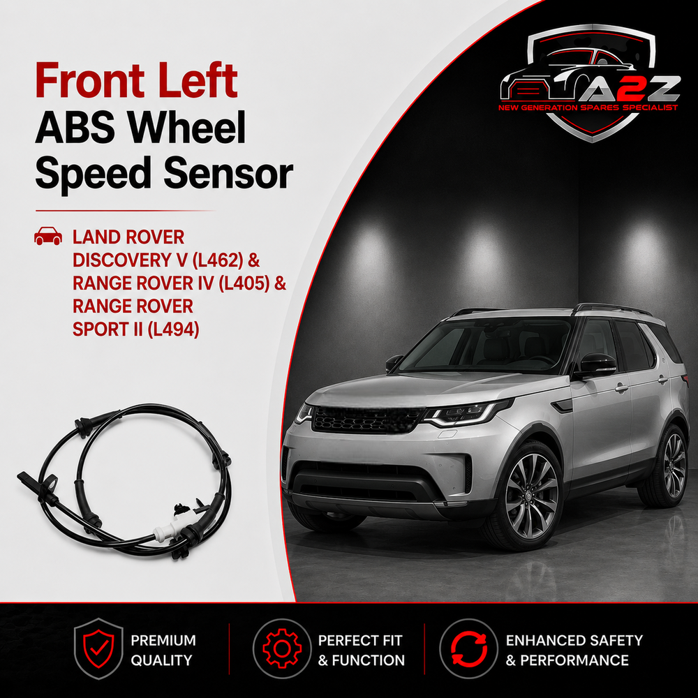 Front Left ABS Wheel Speed Sensor LR081610 HPLA2C204BA Compatible With LAND ROVER DISCOVERY V (L462) & RANGE ROVER IV (L405) & RANGE ROVER SPORT II (L494)