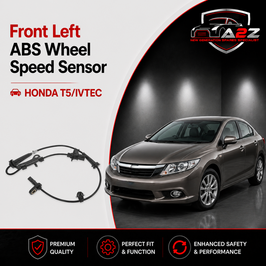 Front Left ABS Wheel Speed Sensor 57455TF003 Compatible With HONDA T5/IVTEC