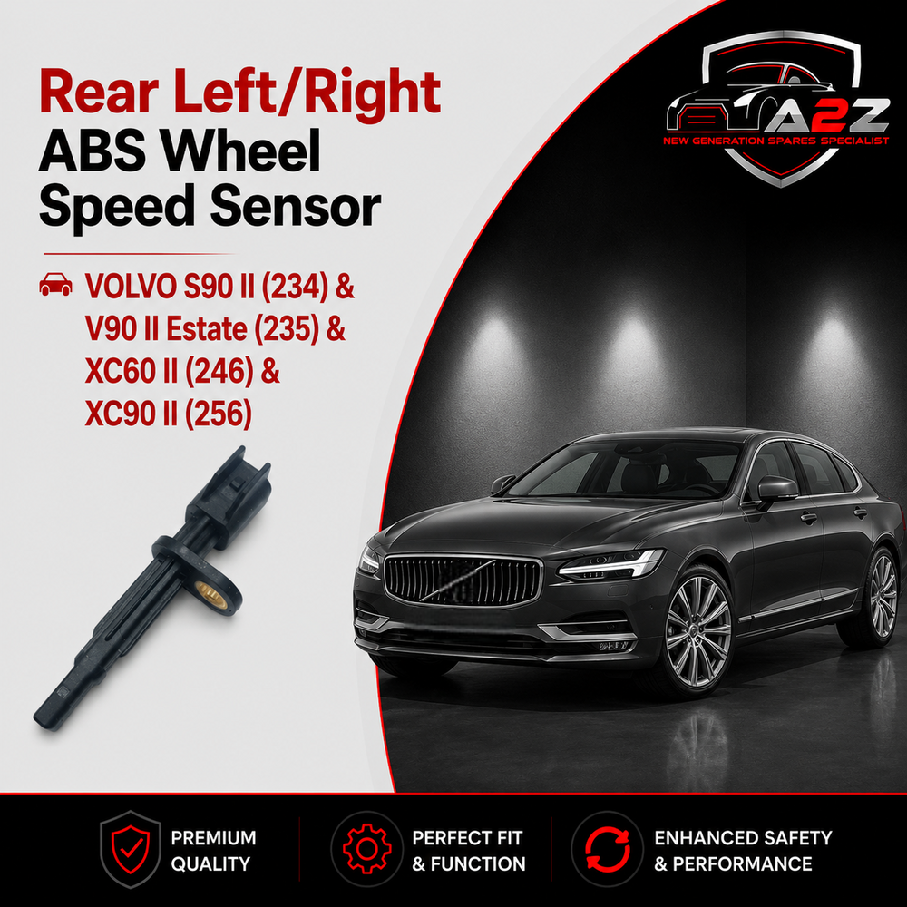 Rear Left/Right ABS Wheel Speed Sensor 31362355 Compatible With VOLVO S90 II (234) & V90 II Estate (235) & XC60 II (246) & XC90 II (256)
