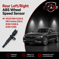 Rear Left/Right ABS Wheel Speed Sensor 31362355 Compatible With VOLVO S90 II (234) & V90 II Estate (235) & XC60 II (246) & XC90 II (256)