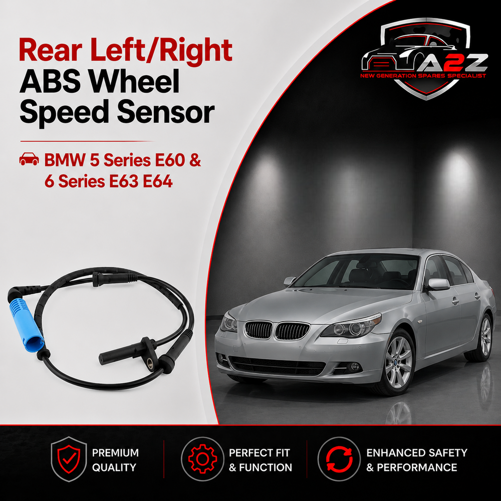 Rear Left/Right ABS Wheel Speed Sensor 34526760046 34526771703 Compatible With BMW 5 Series E60 & 6 Series E63 E64