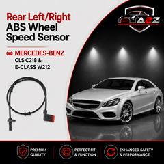 Rear Left/Right ABS Wheel Speed Sensor 2125402117 2129050400 A2125402117 A2129050400 Compatible With MERCEDES-BENZ CLS C218 & E-CLASS W212