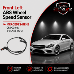 Front Left ABS Wheel Speed Sensor 2125400117 2129050200 A2125400117 A2129050200 Compatible With MERCEDES-BENZ CLS C218 & E-CLASS W212