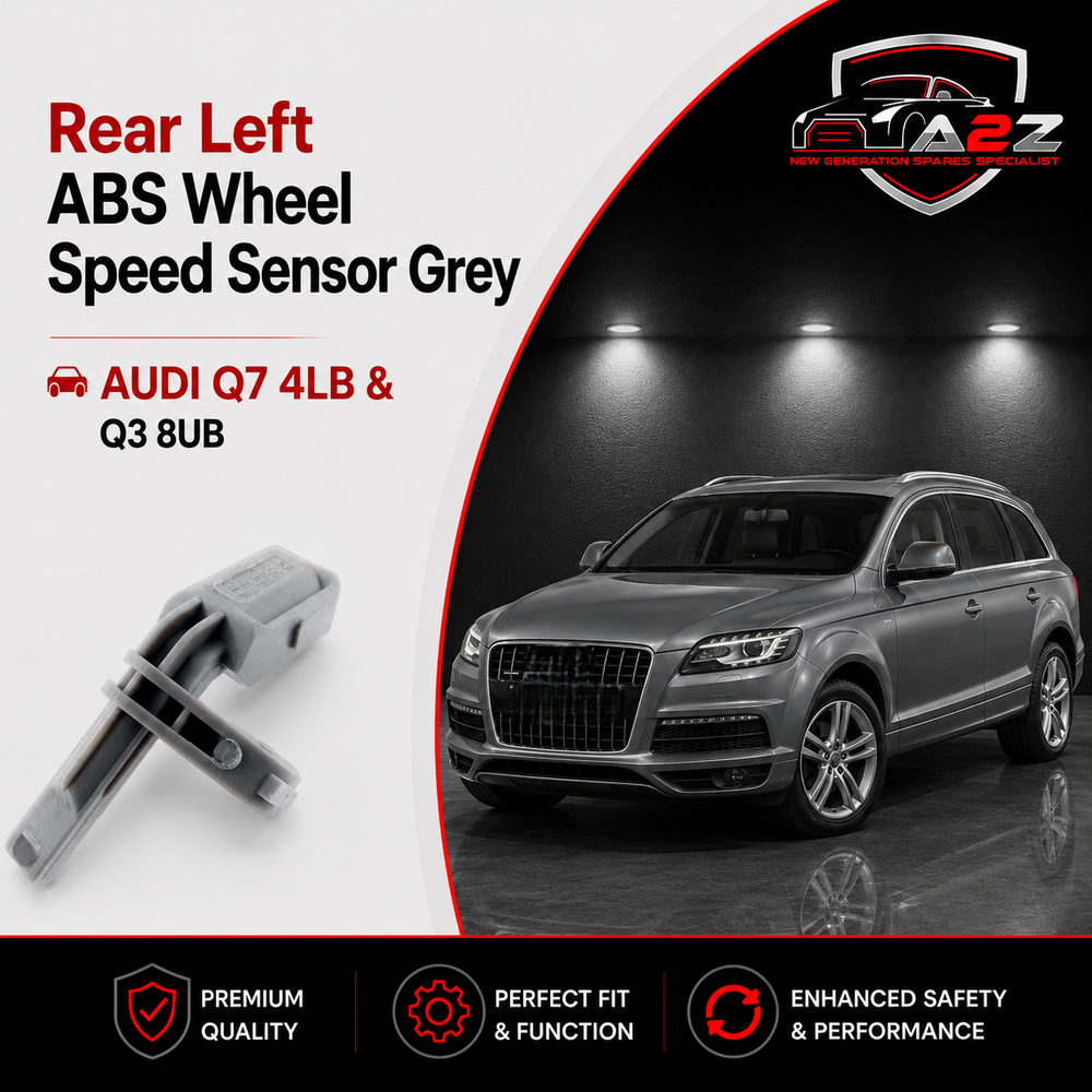 Rear Left ABS Wheel Speed Sensor Grey WHT003857A WHT003857B WHT003857C 7L0927807B 7L0927807A Compatible With AUDI Q7 4LB & Q3 8UB