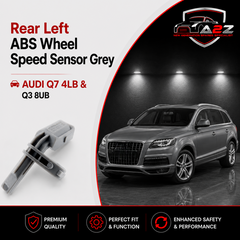 Rear Left ABS Wheel Speed Sensor Grey WHT003857A WHT003857B WHT003857C 7L0927807B 7L0927807A Compatible With AUDI Q7 4LB & Q3 8UB