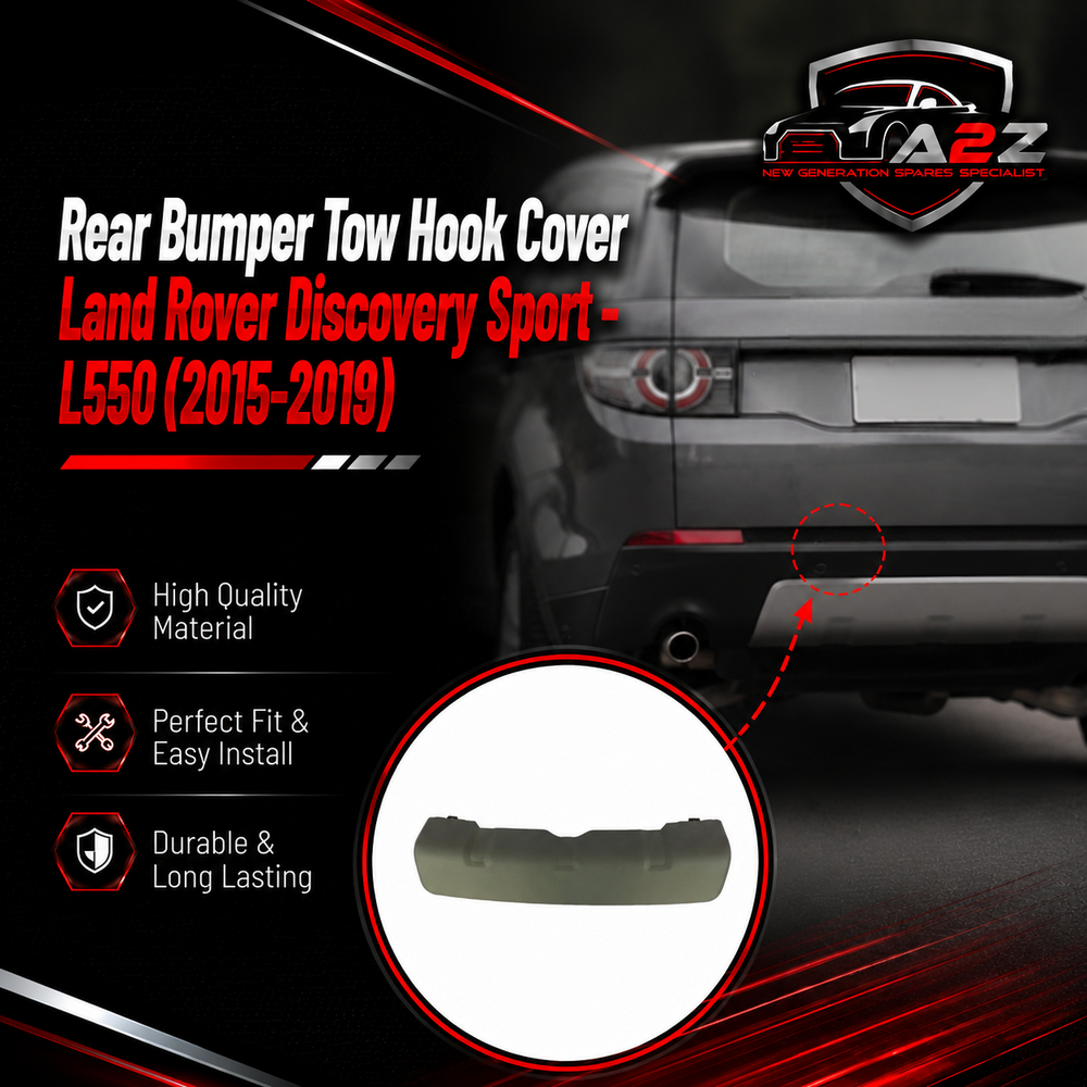 Rear Bumper Tow Hook Cover LR077791 Compatible With Land Rover Discovery Sport - L550 (2015-2019) Tag No.906