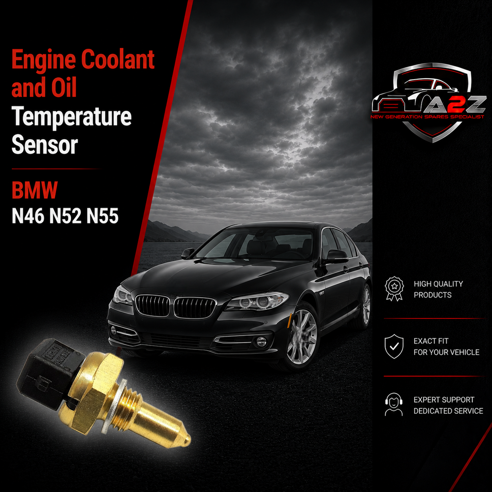 Engine Coolant and Oil Temperature Sensor 13621433076 Compatible With BMW N46 N52 N55