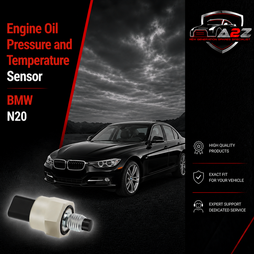 Engine Oil Pressure and Temperature Sensor 12618613333 Compatible With BMW N20