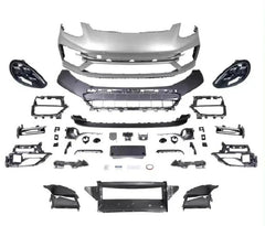 A To Z Compatible With Porsche Panamera 970 2009-2016 970.1970.2 Upgrade Facelift Convert To 2017 Turbo 7 Style Modified Bumper Headlights Bodykit Front CC-9832 (Shipping Cost Not Included In Price)