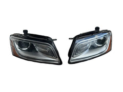 Complete Headlight Assy Set Right 8R0941006B & Left 8R0941005B Both Side (11 Pin) Compatible With AUDI Q5 8R (2013-2017) Tag No.155