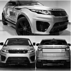 A To Z Compatible With Land Range Rover Rr Evoque 2010-2015 Upgrade Facelift Conver To 2017 Evoque Sva Bodykit Bumper Side Skirts Grill CC-9827 (Shipping Cost Not Included In Price)