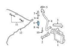 Windshield Washer Pump 67126934159 Compatible With BMW 1 (F21) & 3 (E90) & 5 (E60) & X1 (E84) & X3 (F25) & X5 (E70)
