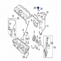 Oil Filter Housing Cap 30677911 Compatible With VOLVO S60 & S80 & XC60