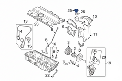 Oil Filter Housing Cap 30677911 Compatible With VOLVO S60 & S80 & XC60
