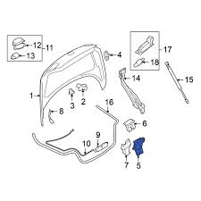 Rear Trunk Lid Lock Latch 4F5827505D Compatible With AUDI A4 A5 A6 A8 & VW PASSAT B6 (3C2) | PASSAT / Magotan & PASSAT B7 (362)