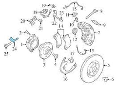 Front Left ABS Wheel Speed Sensor 95B927803 95B927803A 95B927803B Compatible With PORSCHE MACAN 95B0