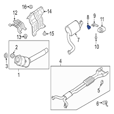 Rear Exhaust Hanger Bracket Holder Mount C2C32948 Compatible With JAGUAR XF