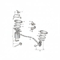 Fuel Pump Assembly 4G0919050C Compitable with Audi A6 4G 11-18 Diesel Type Tag No.06