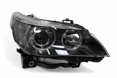 Complete Headlight Assembly ( Bi-Xenon) Left 63127160149 & Right 63127160150 Compatible With BMW E60 E61 (Old)