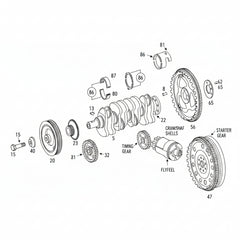 Crankshaft Pulley 2710300003 A2710300003 Compatible With MERCEDES-BENZ C-CLASS (W203) & C-CLASS (W204) & E-CLASS (W211) & E-CLASS (W212) Tag-CP-07