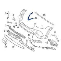 Front Bumper Chrome 1678852310 Compatible With Mercedes Benz GLE W167 Tag No.252