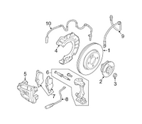 Front Left/Right ABS Wheel Speed Sensor 34526756384 Compatible With MINI R57