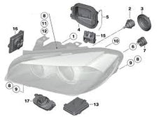 Headlight Ballast 63117237647 63117318327 63127172536 63127250624 For BMW 3 Series E90 & 5 Series F10,  X1 E84,  7 Series F02 Tag-BL-24