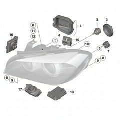 Headlight Ballast 63117237647 63117318327 63127172536 63127250624 For BMW 3 Series E90 & 5 Series F10, X1 E84, 7 Series F02 Tag-BL-24