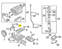 Oil Level Sensor 03C907660G 03C907660H Compatible With AUDI A3 Limousine (8VS, 8VM) | A3 / S3 & A4 B8 (8K2) | A4 / S4 & Q3