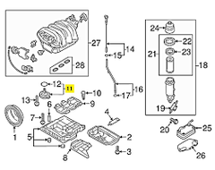 Oil Level Sensor 03C907660H Compatible With AUDI A3 Limousine (8VS, 8VM) | A3 / S3  & A4 B8 (8K2) | A4 / S4 & Q3