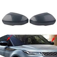 Side Mirror upper cover (Side Mirror cover) Glossy Black Left LR025170 & Right LR025171 Compatible With Land Rover Evoque L538 2011-2015 TAG-SMC-06