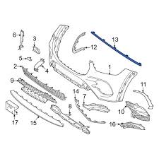 Front Bumper Chrome 1678851410 Compatible With Mercedes Benz GLE W167 Tag No.253