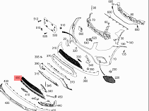 Front Bumper Lower Grill 2538852400 A2538852400 Compatible With Mercedes-Benz GLC-CLASS W253 (2016-2019) Tag No.133