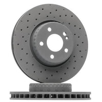 Front Brake Disc Set 0004212112 Compatible With Mercedes Benz W205
