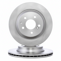 Rear Brake Disc Set 2214231212 Compatible With Mercedes Benz W221