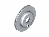 Front Brake Disc Set 34116775277 Compatible With BMW 5 Series F10 530D