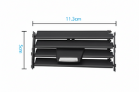 Black Ac Vent Grille Assembly Center & Right & Left Compatible With BMW 3 Series F30