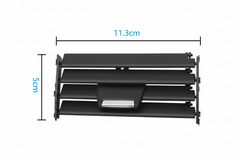 Black Ac Vent Grille Assembly Center & Right & Left Compatible With BMW 3 Series F30
