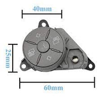 Effortless Control: Mercedes-Benz 164/251 Complete Steering Wheel Switch et (Grey-Round) for M-Class (W164) & R-Class (W251, V251) - Left Hand 1648700558 and Right Hand 1648700658 Options Available Tag-SW-88