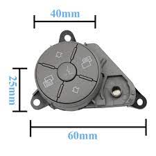 Effortless Control: Mercedes-Benz 164/251 Complete Steering Wheel Switch et (Grey-Round) for M-Class (W164) & R-Class (W251, V251) - Left Hand 1648700558 and Right Hand 1648700658 Options Available Tag-SW-88