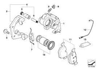 Rear Brake Pad Wear Sensor 34356799736 Compatible With BMW X1 F48