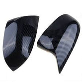 Side Mirror upper cover (Side Mirror cover) Carbon Fiber Horn Model Left 51167365113 & Right 51167365114 Compatible With BMW X3 F25 & X5 F15 2014-2018 TAG-SMC-66