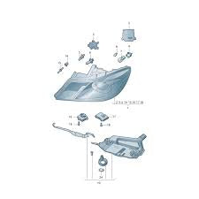 LED Headlight Daytime Running Light Module 3TD941329 Compatible With SKODA PASSAT/OCTVIA/SUPERB/YETI Tag No.263